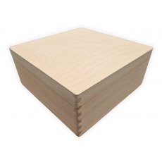 Square Shallow Storage Box (No Clasp)