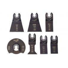 7 Piece Wood and Metal Cutting Oscillating Blades Set