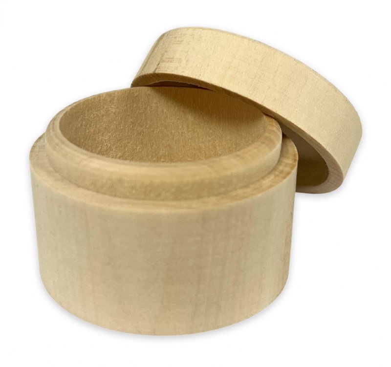 Round wooden boxes sale unfinished